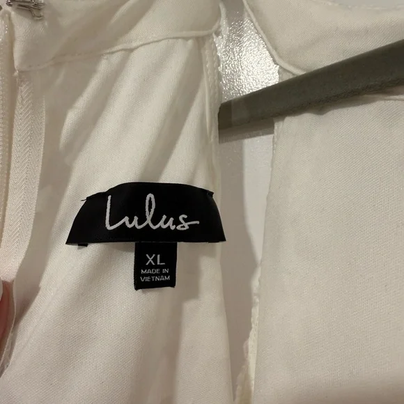 Lulus White Lace Mini Dress Love Poem- XL - Picture 6 of 8